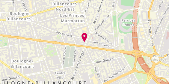 Plan de Nicolas, 54 avenue Victor Hugo, 92100 Boulogne-Billancourt