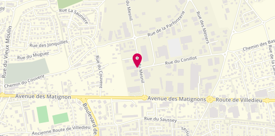 Plan de L'Usine à bières Granville CAVE & BAR, 203 Rue du Mesnil, 50400 Granville