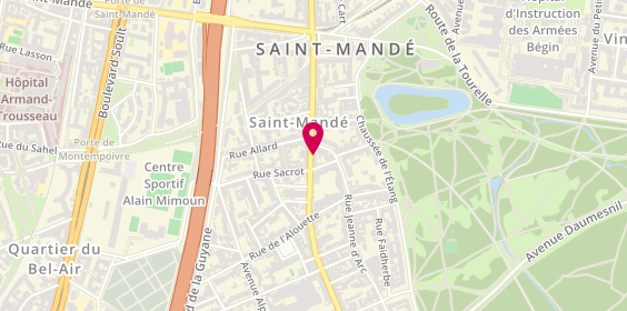 Plan de L'Epicurien, 57 avenue du Général de Gaulle, 94160 Saint-Mandé