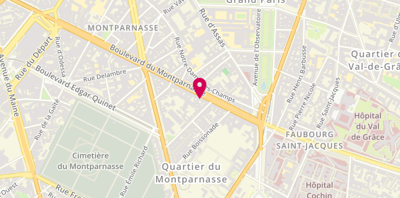 Plan de Cave des Grands Vins, 144 Boulevard du Montparnasse, 75014 Paris