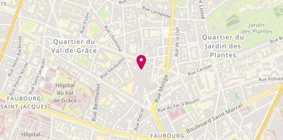 Plan de La Fontaine aux Vins, 107 Rue Mouffetard, 75005 Paris