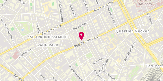 Plan de Nicolas Vaugirard Necker, 222 Rue de Vaugirard, 75015 Paris