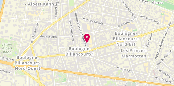 Plan de Nicolas, 19 Boulevard Jean Jaurès, 92100 Boulogne-Billancourt