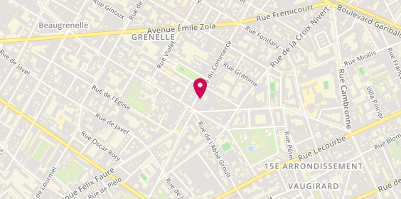 Plan de Nicolas Grenelle, 91 Rue du Commerce, 75015 Paris