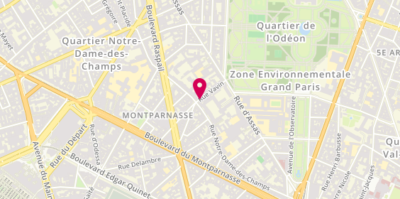 Plan de Mandine, 15 Rue Vavin, 75006 Paris
