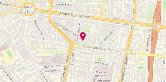 Plan de Nicolas, 15 Rue du Rendez-Vous, 75012 Paris