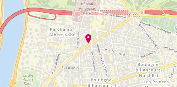 Plan de Le Repaire de Bacchus, 52 avenue Jean Baptiste Clément, 92100 Boulogne-Billancourt