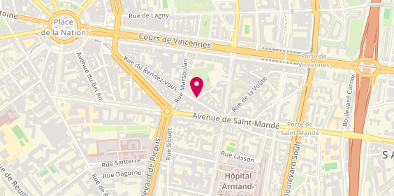 Plan de Nysa, 24 Rue du Rendez-Vous, 75012 Paris