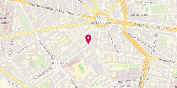 Plan de Des Fermes, Un Quartier, 49 Rue du Sergent Bauchat, 75012 Paris