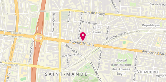 Plan de Caves Marcel Bossetti Vincennes, 164 Bis Avenue de Paris, 94300 Vincennes