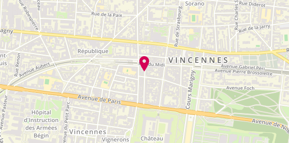 Plan de Vino & Compagnia, 47 Rue Robert Giraudineau, 94300 Vincennes