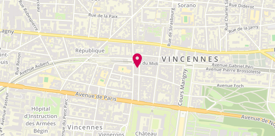 Plan de Food Y Vino, 53 Rue Robert Giraudineau, 94300 Vincennes