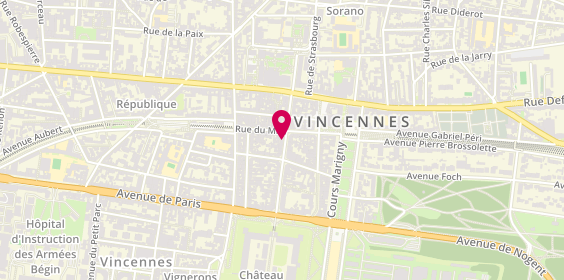 Plan de Nicolas, 29 avenue du Château, 94300 Vincennes