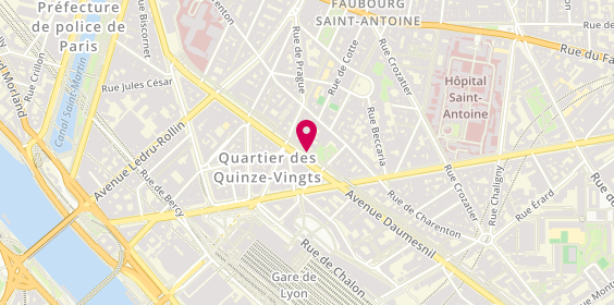 Plan de Les Vignerons Parisiens, 57 avenue Daumesnil, 75012 Paris