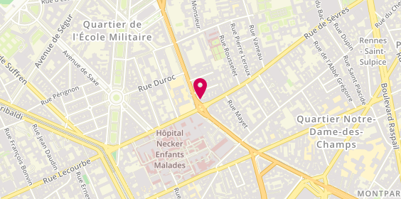 Plan de Nicolas Sevres, 67 Boulevard des Invalides Angle
Rue de Sèvres, 75007 Paris
