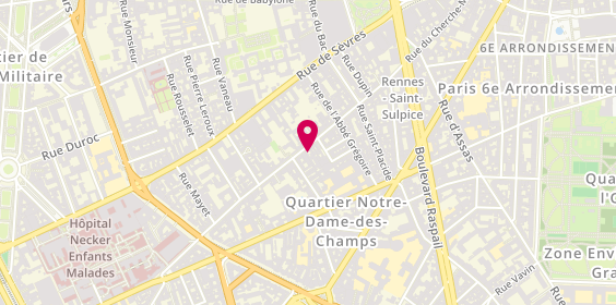 Plan de Enoteca Midi, 77 Rue du Cherche-Midi, 75006 Paris