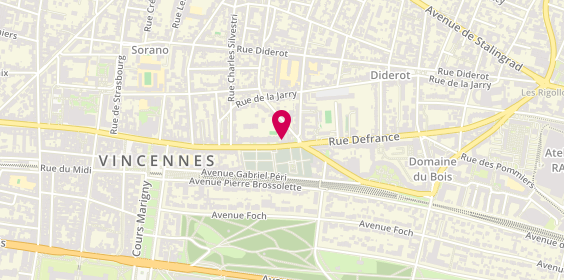 Plan de Franprix, 12 Rue de Fontenay, 94300 Vincennes