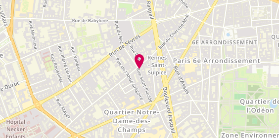 Plan de La Cave du Cherche-Midi, 29 Rue Saint-Placide, 75006 Paris