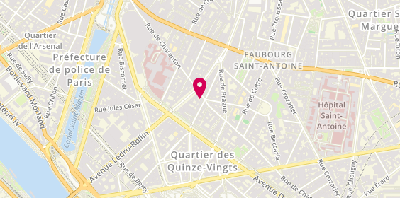 Plan de Graphem. Ici-même, 68 Rue de Charenton, 75012 Paris