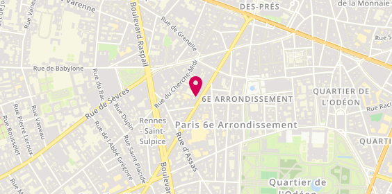 Plan de Nicolas, 86 Rue de Rennes, 75006 Paris