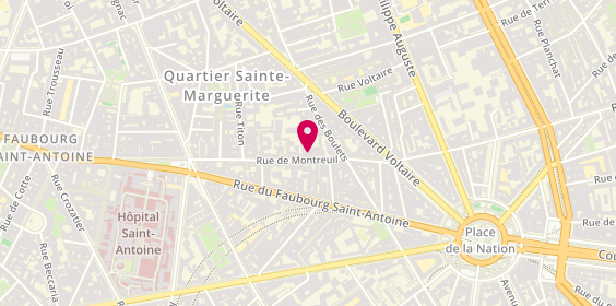 Plan de Free Spirits Distribution, 53 Rue de Montreuil, 75011 Paris
