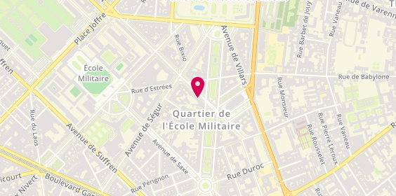 Plan de Les Vins du Terroirs, 34 avenue Duquesne, 75007 Paris