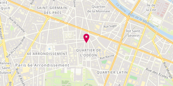 Plan de Ambassade de Bourgogne, 6 Rue de l'Odéon, 75006 Paris