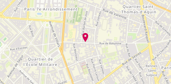 Plan de The Cellar Bar, 56 Rue de Babylone, 75007 Paris