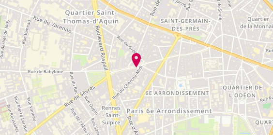 Plan de Comtesse du Barry, 1 Rue de Sèvres, 75006 Paris