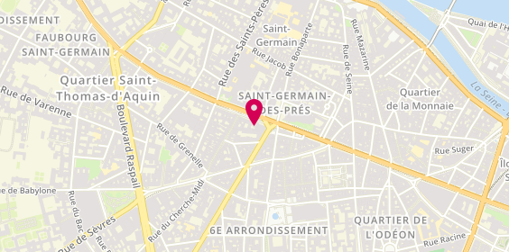 Plan de Les CAVES de la Mère GERMAINE, 153 Boulevard Saint-Germain, 75006 Paris