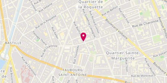 Plan de Septime la Cave, 3 Rue Basfroi, 75011 Paris