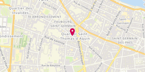 Plan de Le Repaire de Bacchus, 74 Rue de Grenelle, 75007 Paris