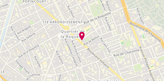 Plan de Juhles Paris, 129 Boulevard Voltaire, 75011 Paris