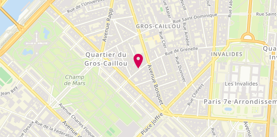 Plan de Les Petits Domaines - Cave à vins, 208 Rue de Grenelle, 75007 Paris