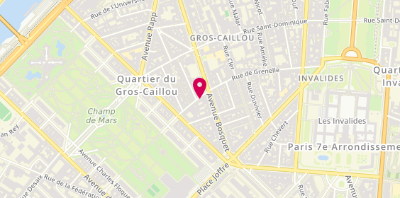 Plan de Le Manoir Vins et Épicerie Fine, 187 Rue de Grenelle, 75007 Paris