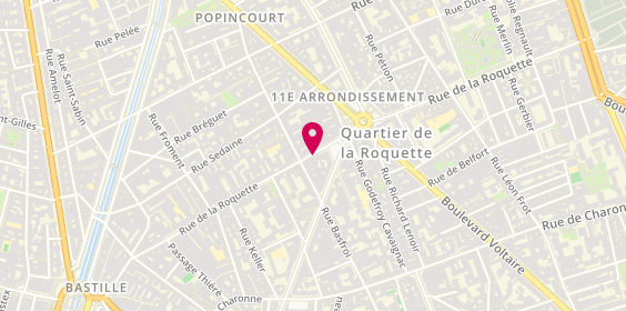 Plan de Nicolas Roquette Basfroi, 112 Rue de la Roquette, 75011 Paris