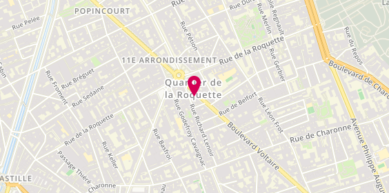 Plan de Les Domaines Qui Montent, 136 Boulevard Voltaire, 75011 Paris
