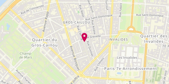 Plan de Le Repaire de Bacchus, 29 Rue Cler, 75007 Paris