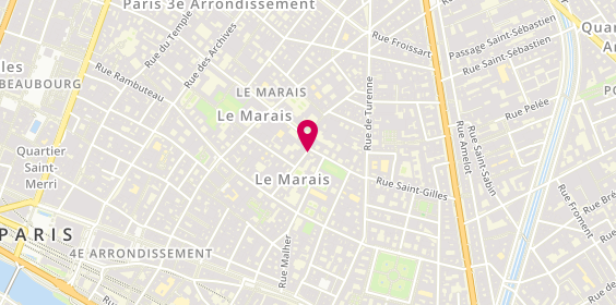 Plan de Divvino Marais, 16 Rue Elzévir, 75003 Paris