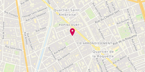 Plan de La Petite Cagette, 38 - 40 Rue Popincourt, 75011 Paris