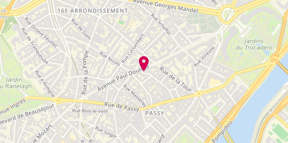 Plan de Nicolas, 65 avenue Paul Doumer, 75016 Paris