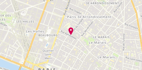 Plan de Le Repaire de Bacchus, 14 Rue Rambuteau, 75003 Paris