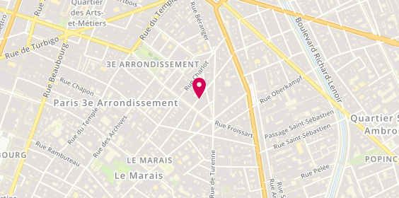 Plan de Cave Arthus et Jean - Caviste - Dégustation - 3ème Marais, 42 Rue de Saintonge, 75003 Paris