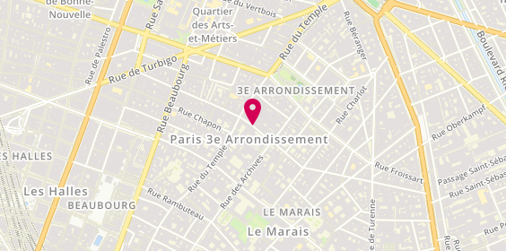 Plan de Les Ateliers du Vin Franck Thomas, 38 Rue Pastourelle, 75003 Paris