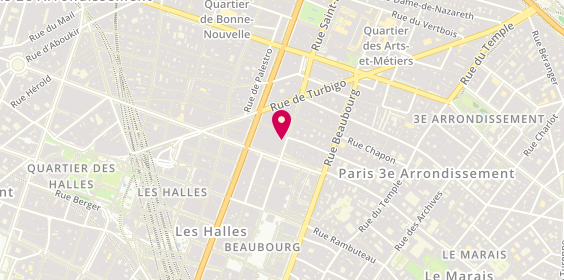Plan de A'Rhûm, 203 Rue Saint-Martin, 75003 Paris