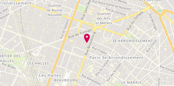 Plan de Portologia la Maison des Porto, 42 Rue Chapon, 75003 Paris