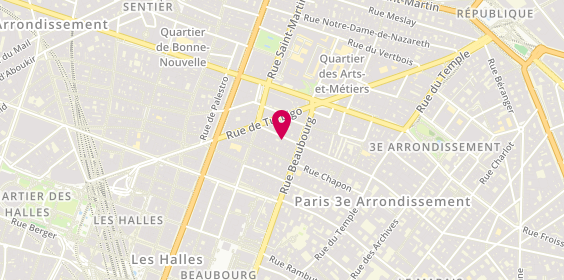 Plan de La Trinquette, 67 Rue des Gravilliers, 75003 Paris