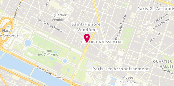 Plan de Nicolas Saint Honore Rue, 189 Rue Saint-Honoré, 75001 Paris