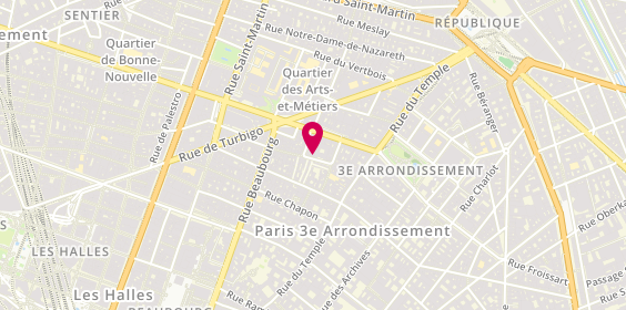 Plan de Supermarché Volta, 6 Rue au Maire, 75003 Paris