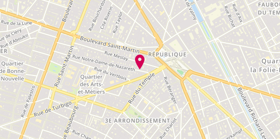 Plan de Troisfoisvin.com, 12 Rue Notre Dame de Nazareth, 75003 Paris